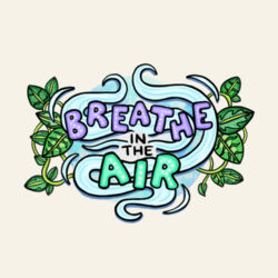 Breathe in the Air Men's Tee Design